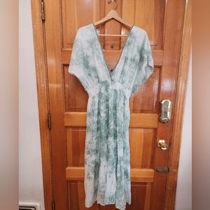 Blue Island Beach bathing suit cover-up